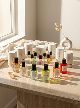 Eternal perfume oils Perfume Gift Set for Women & Men 13 Piece Collection with 6 x 30ml Perfume Oils and 7 x 3ml Mini Travel Size Roll on Samples Long Lasting Perfume Set Alcohol Free Fragrances