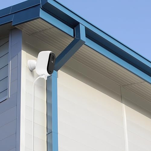 Miniatura 5 de iTODOS Paquete de 2 cables de alimentación de 20 pies y adaptadores para cámara de seguridad Alro Essential 2K (2 generación) para exteriores,