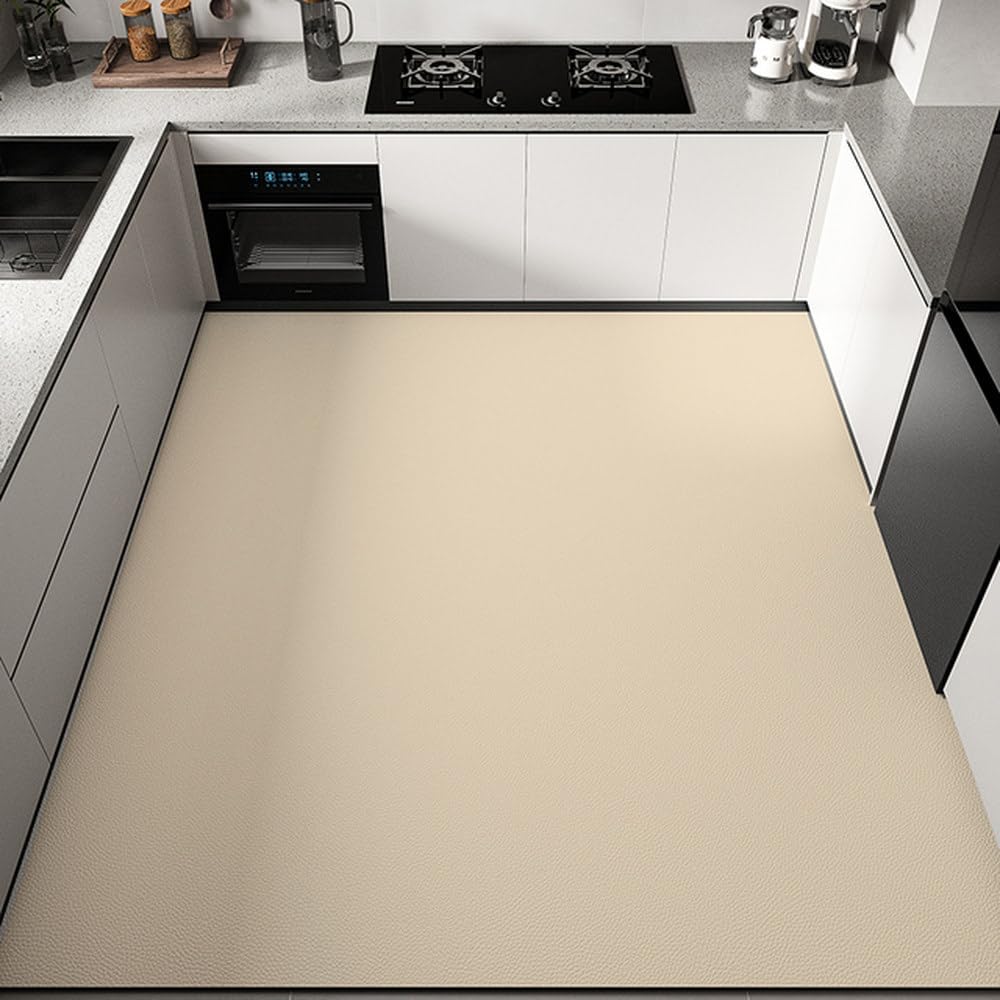 Tapis de cuisine en PVC facile à nettoyer et résistant à la saleté