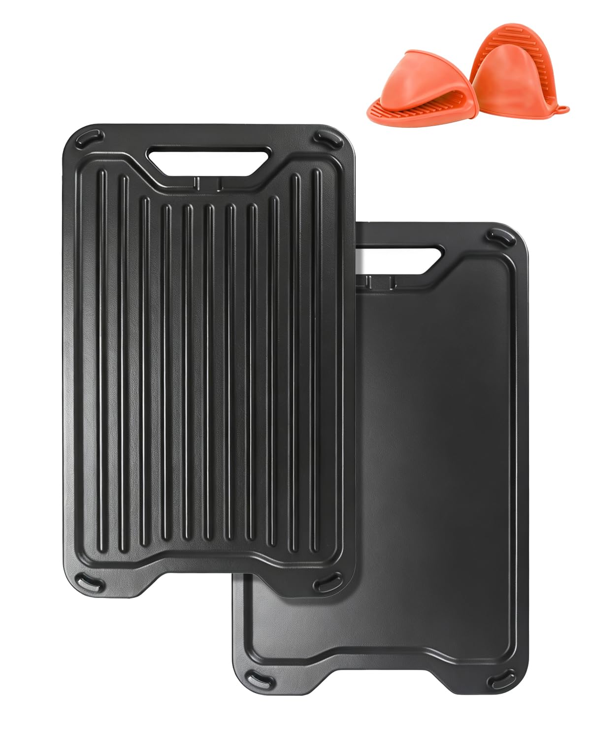 BAC609 Piastra reversibile in ghisa per griglie Traeger, 46,2 x 27,9 cm