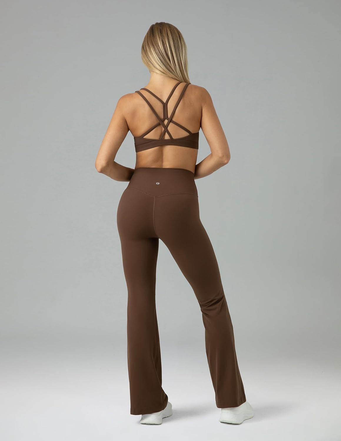 Colorfulkoala Women's Dreamlux Workout Flared Leggings High Waisted Wide Leg Bootcut Yoga Pants 29.5" / 31.5" Inseam - Image 7