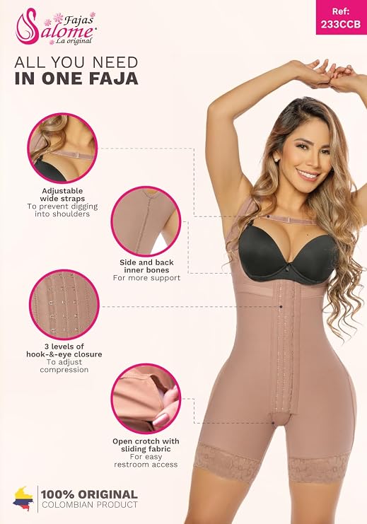 Salome Fajas Colombianas Moldeadoras | Shapewear Tummy Control Faja Body Shaper Stage 2 Faja | Abdominal Post Surgery