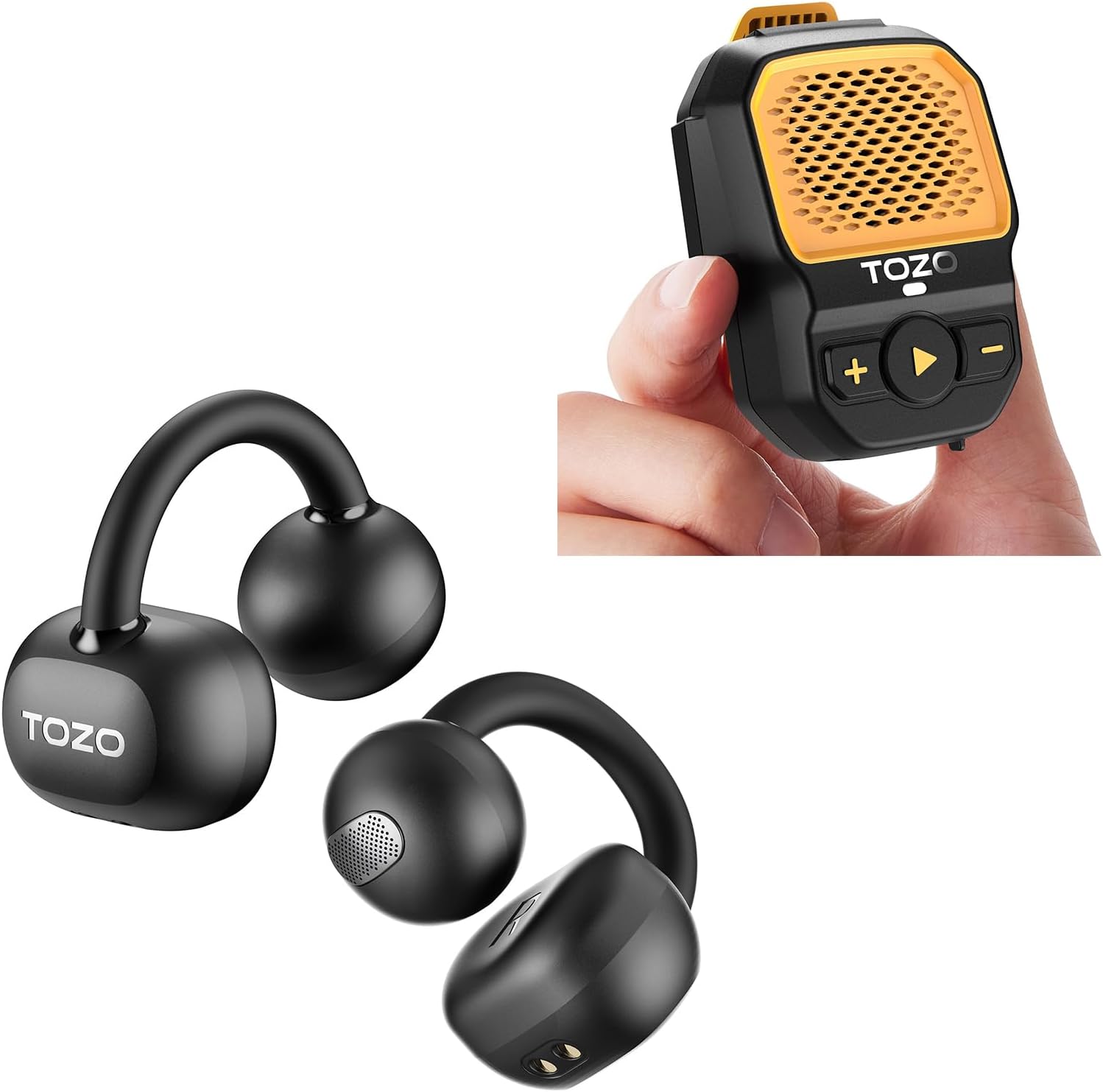 TOZO OpenEarRing True Open Ear Headphones PM1 AI Smart Speaker