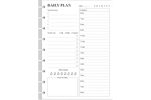 Classic Discbound Daily Planner Refill: Stay Organized with theplanningqueen