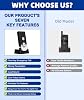 Wireless 2 Way Voice Intercom System Waterproof Intercom Long Range Intercom for Home and Office Wireless Bell with Intercom