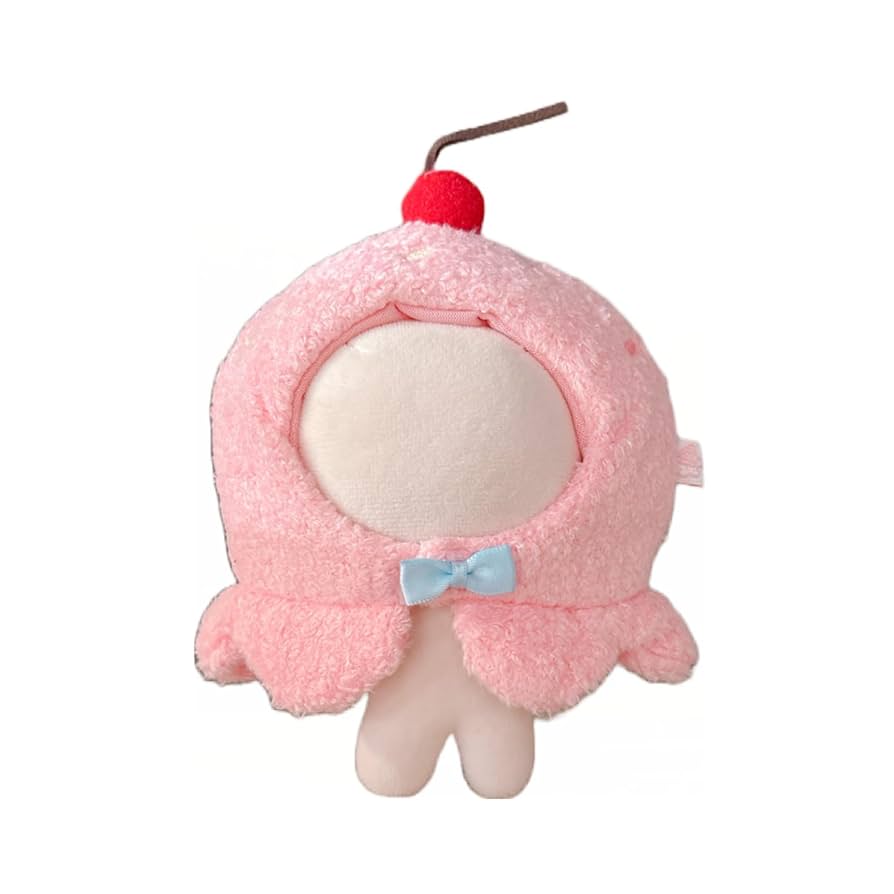 ましゅまろ　ぬい服　10cm ぬい服 10cm 紫色 マグカップ マシュマロ ぬいぐるみ 服 韓国