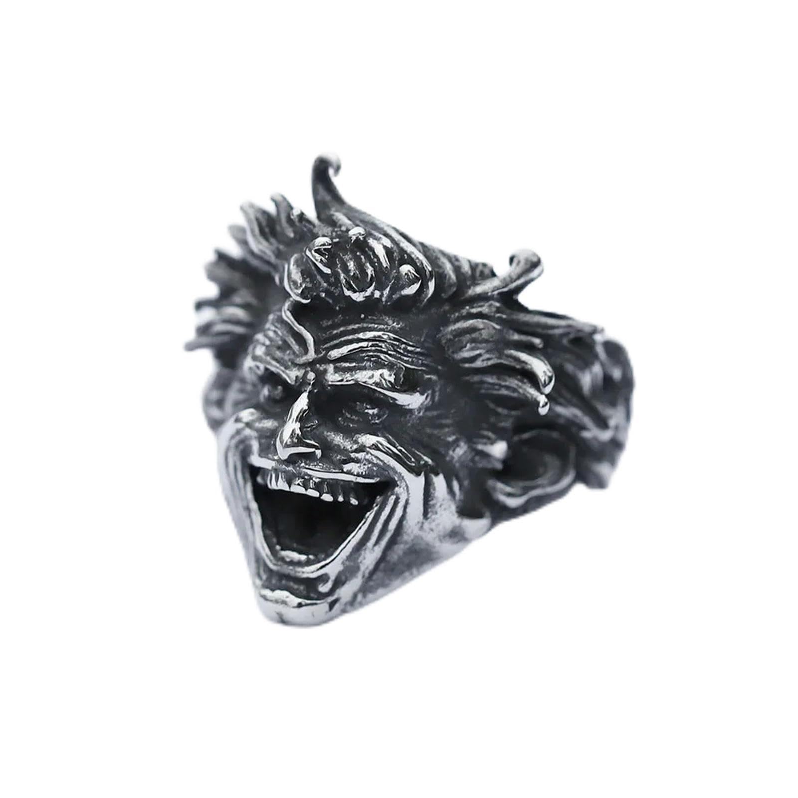 New Men's Rings Portrait Ring Patron Saint Of Time Travelers Archangel Movie Jewelry Vintage