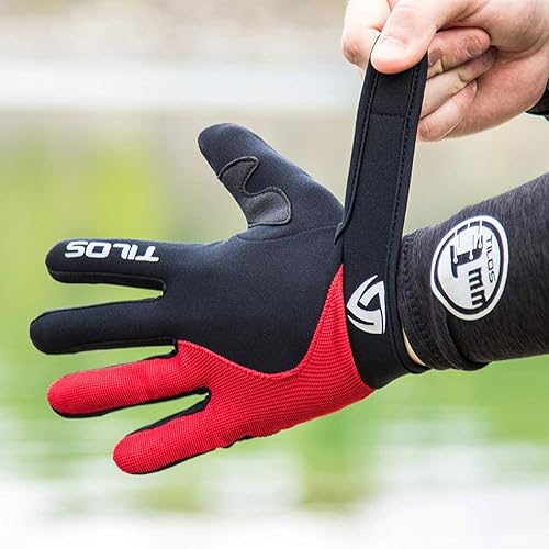 Miniatura 3 de Tilos Guantes de buceo tropicales de 0.059in para hombres, mujeres, niños UPF50+ malla elástica con cuero Amara para remo, kayak, esquí acuático,