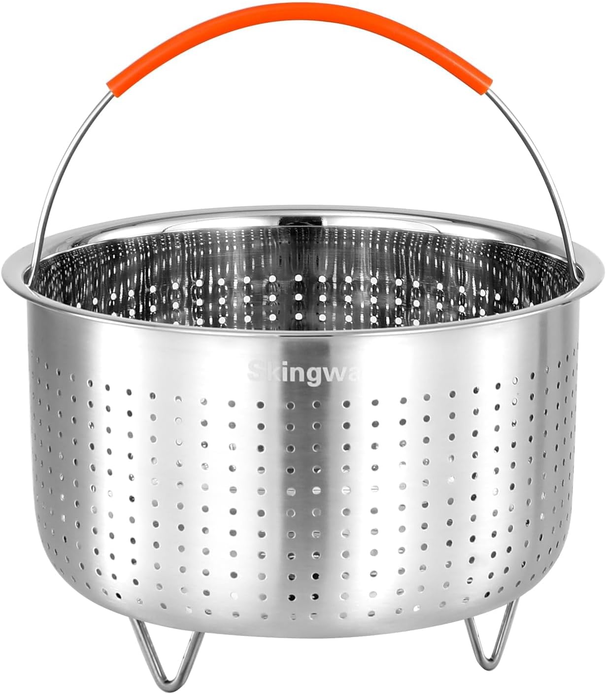 Jaffiust Steamer Basket for Instant Pot, Stainless Steel Vegetable Steamer Basket Insert for Pots (6qt)