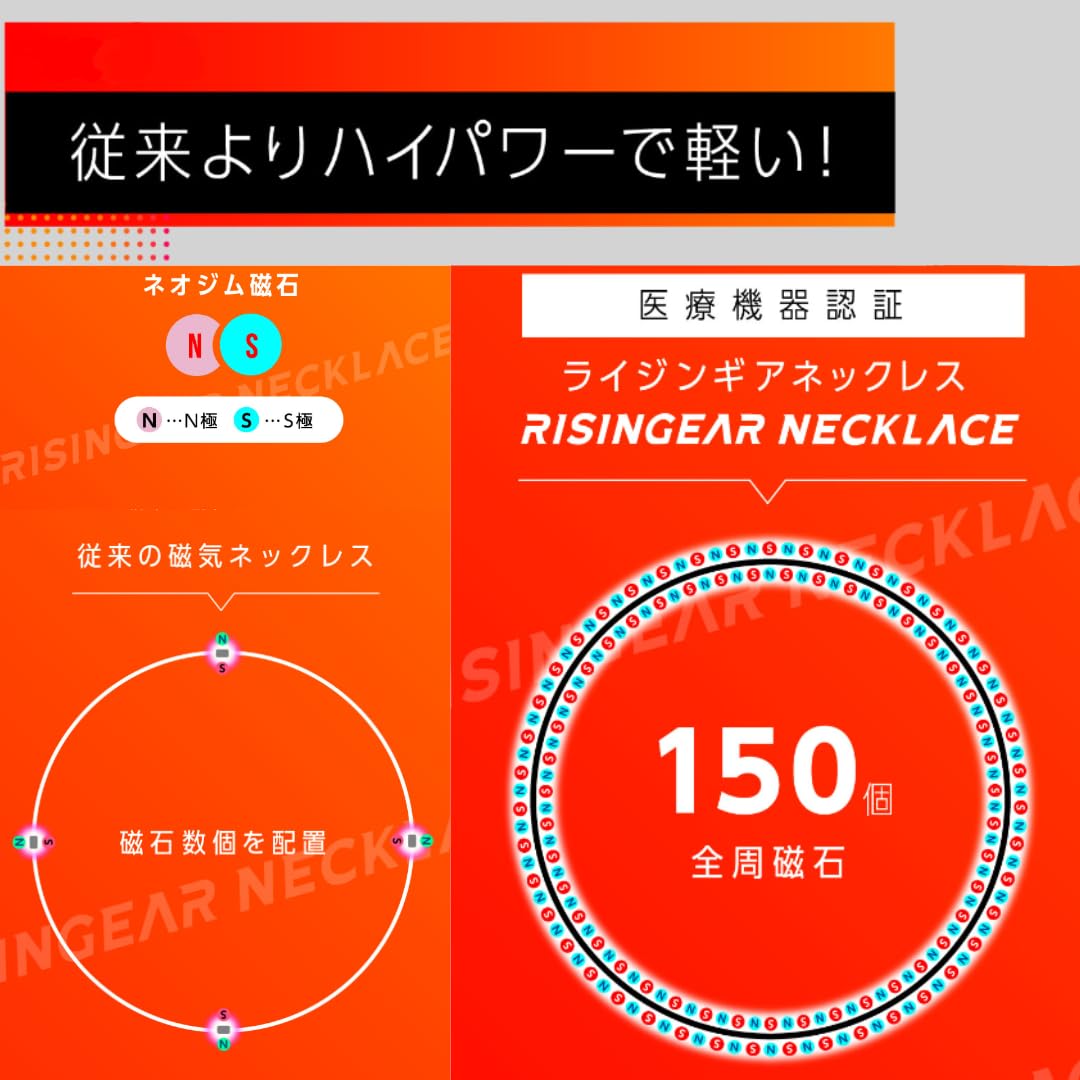 Amazon.co.jp: [めぐりエール] 公式 ライジンギアネックレス ホワイト