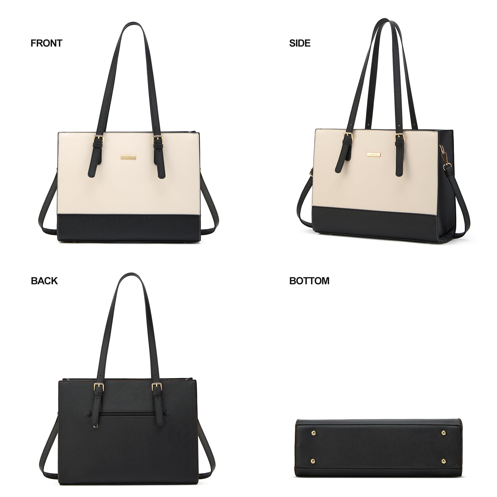 Modische Damen-Handtaschen, Tragetasche, Schultertasche, Tragegriff oben, Geldbörsen-Set