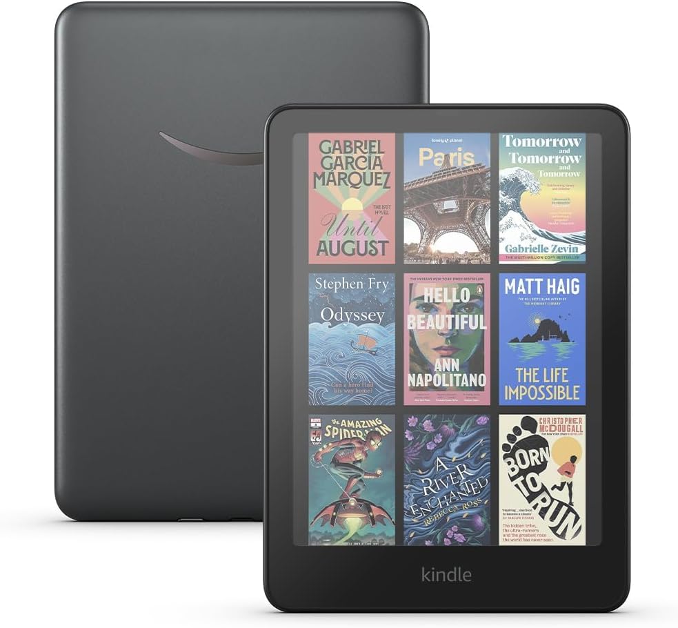 Amazon Kindle Colorsoft Signature Edition (32 GB) – With colour display, auto-adjusting front light, wireless charging and long battery life + Kindle Unlimited