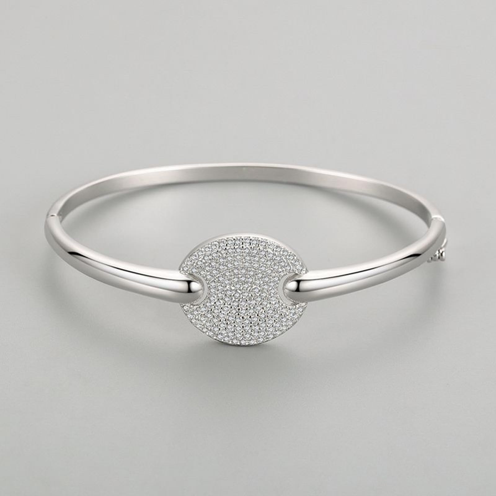 Schmuck Armband für Damen, Moissanit Elegant und funkelnd Charm Armband Rosegold für Sie, 9K/14K/18K Weißgold/Platin 950