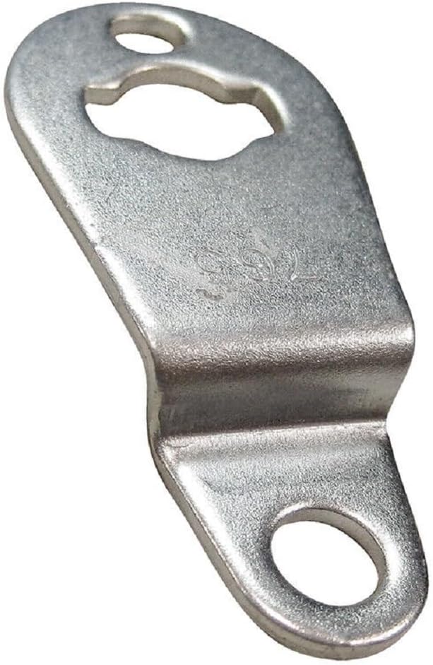 Generic Set LH & RH Driver Door Lock Pawl Metal Lever Cam Plastic Rod Retainer Clip/Left Hand, Right Hand Driver Door Lock Pawl/Lever, Silver