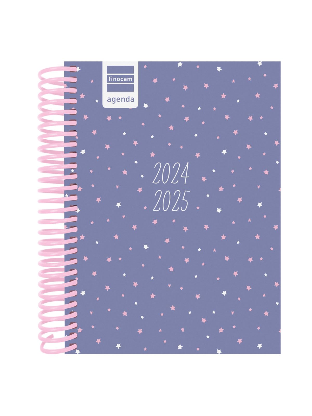 Finocam - Agenda Diva 2024 2025 1 Día Página Septiembre 2024 - Junio 2025 (curso lectivo) + Julio y Agosto resumidos Stars Español