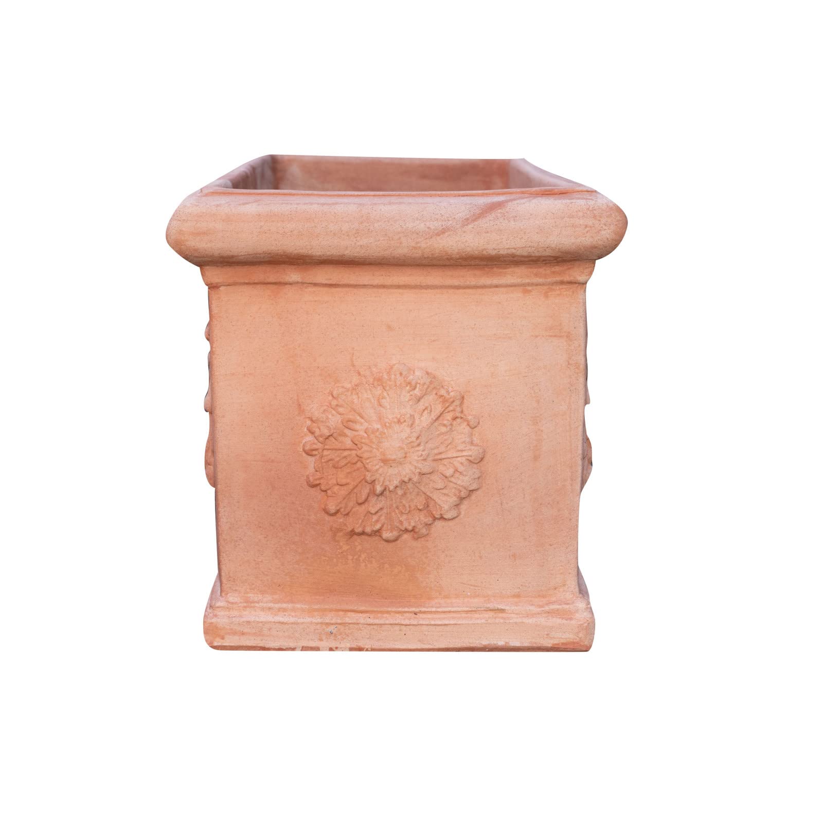 Biscottini Fioriera da esterno 80x36x37 cm | Vaso terracotta Made in Italy | Fioriere da esterno grandi artigianali