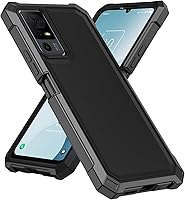 Vista 7 de Ailiber Funda para TCL 505 T509A, Jitterbug Smart 4/TCL 40XL/TCL 40T con protector de pantalla, protección de doble capa, parachoques de TPU