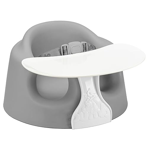Miniatura 14 de Bumbo Asiento de Suelo para Bebés/niños de Espuma Suave Cómodo con Soporte Amplio y Arnés Ajustable de 3 Puntos para Edades de 3 a 12 Meses, Rosa