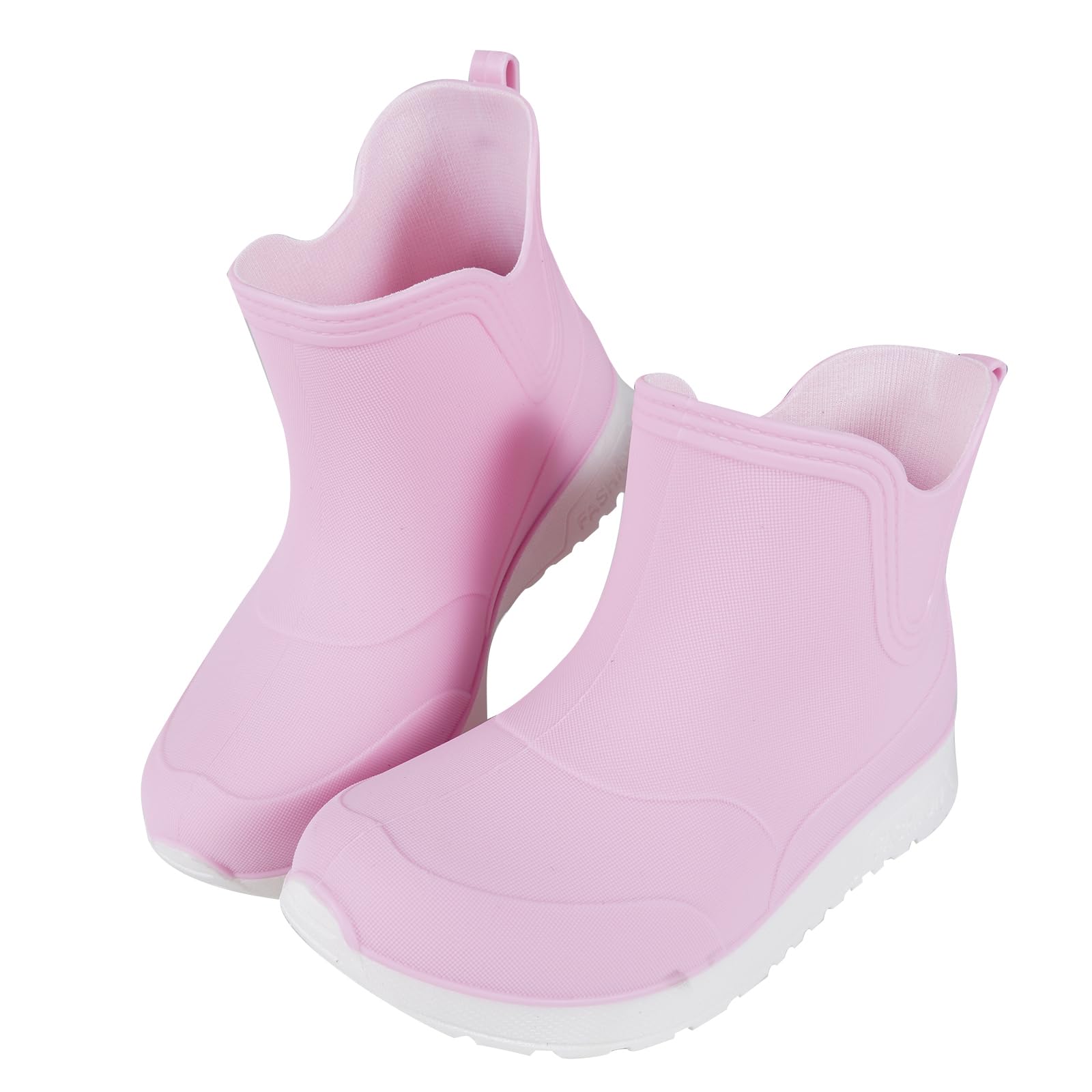 Botas de agua para niños y niñas, impermeables, antideslizantes, botas de lluvia unisex para niños grandes