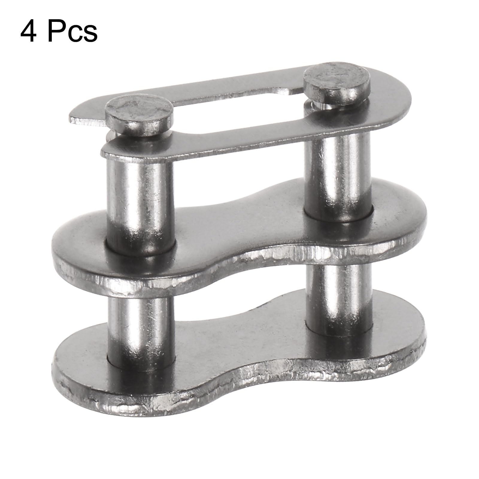 uxcell 4Pcs #60 Chain Master Connector Link Roller 3/4" Pitch Stainless Steel Standard Connecting Split Links for 12A Chain — Amazon image 3
