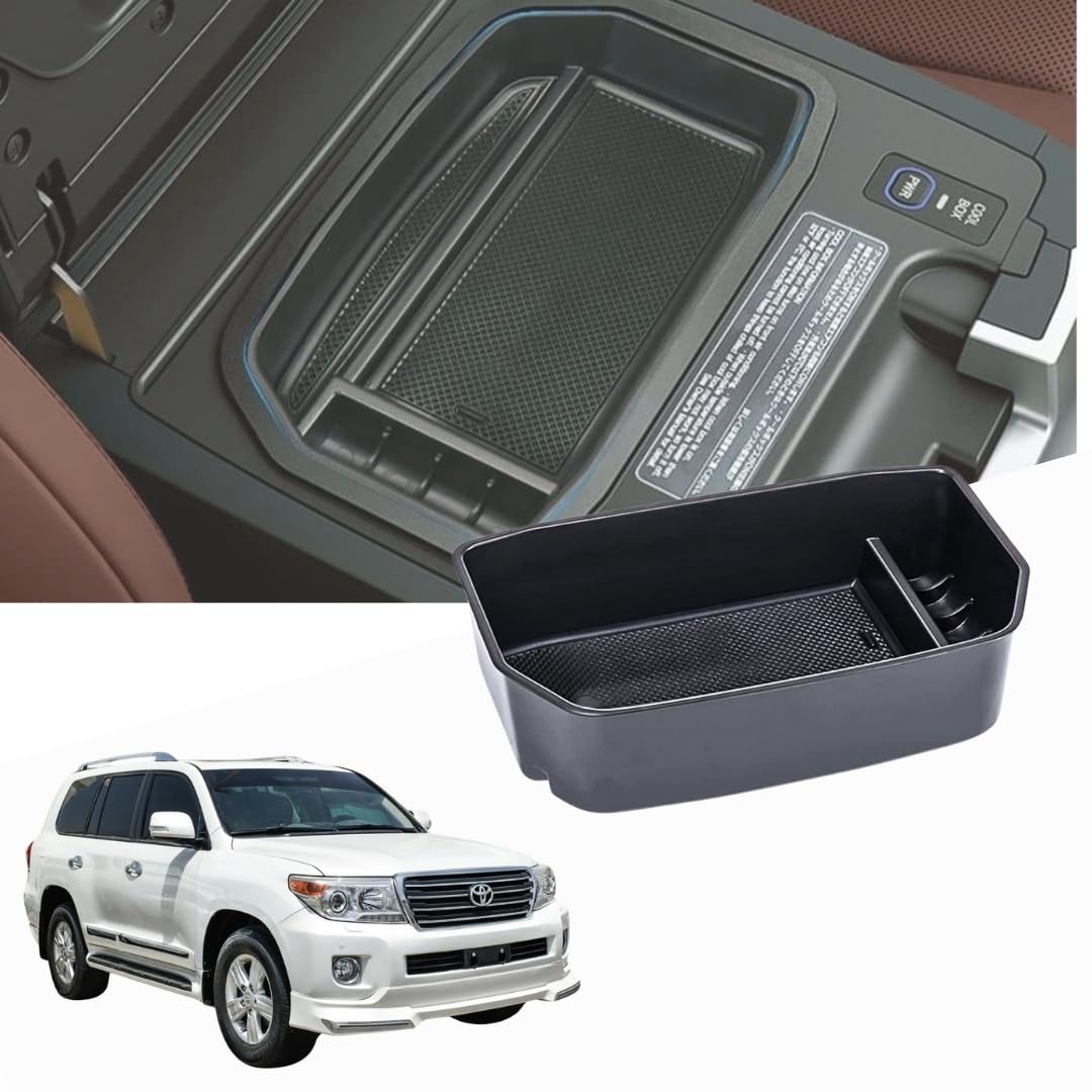 Center Armrest Console Organizer For Toyota Land Cruiser 2008 To 2020 | Center Storage Box Organizer Tray | Toyota Land Cruiser Accessories