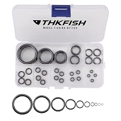 THKFISH Rod Repair Kit Rod Tip Repair Kit Ceramics Tips Stainless Steel Carbon Spinning Rod Guides Fishing Rod