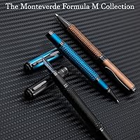 Vista 6 de Monteverde USA Innova Formula M Black Rollerball Pen Instrumento de escritura premium con repuesto Schmidt 888