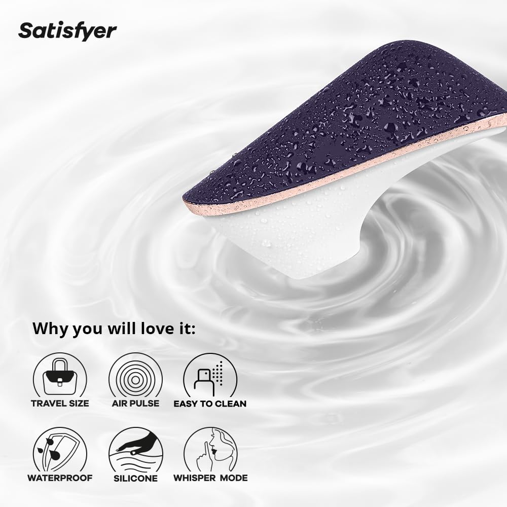 Satisfyer 'Traveler' Vibrator | Standing Vibrator with 11 Pressure Wave  Programmes | Sex Toy for Women | Powerful Silent Clitoral Stimulation |  Small Toy for Erotic Travel | Stimulator Toy : Amazon.com.be: Health &  Personal Care