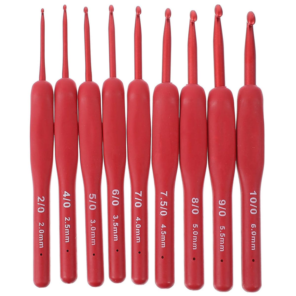 Kit de ganchillos de aluminio y silicona para tejer ropa de invierno sin deformar las puntas 1