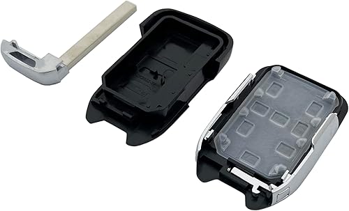 Miniatura 7 de Funda inteligente para llavero compatible con GMC Yukon Acadia Chevy Tahoe Suburban Silverado sin llave de entrada remota (sin chip, 5 botones C)