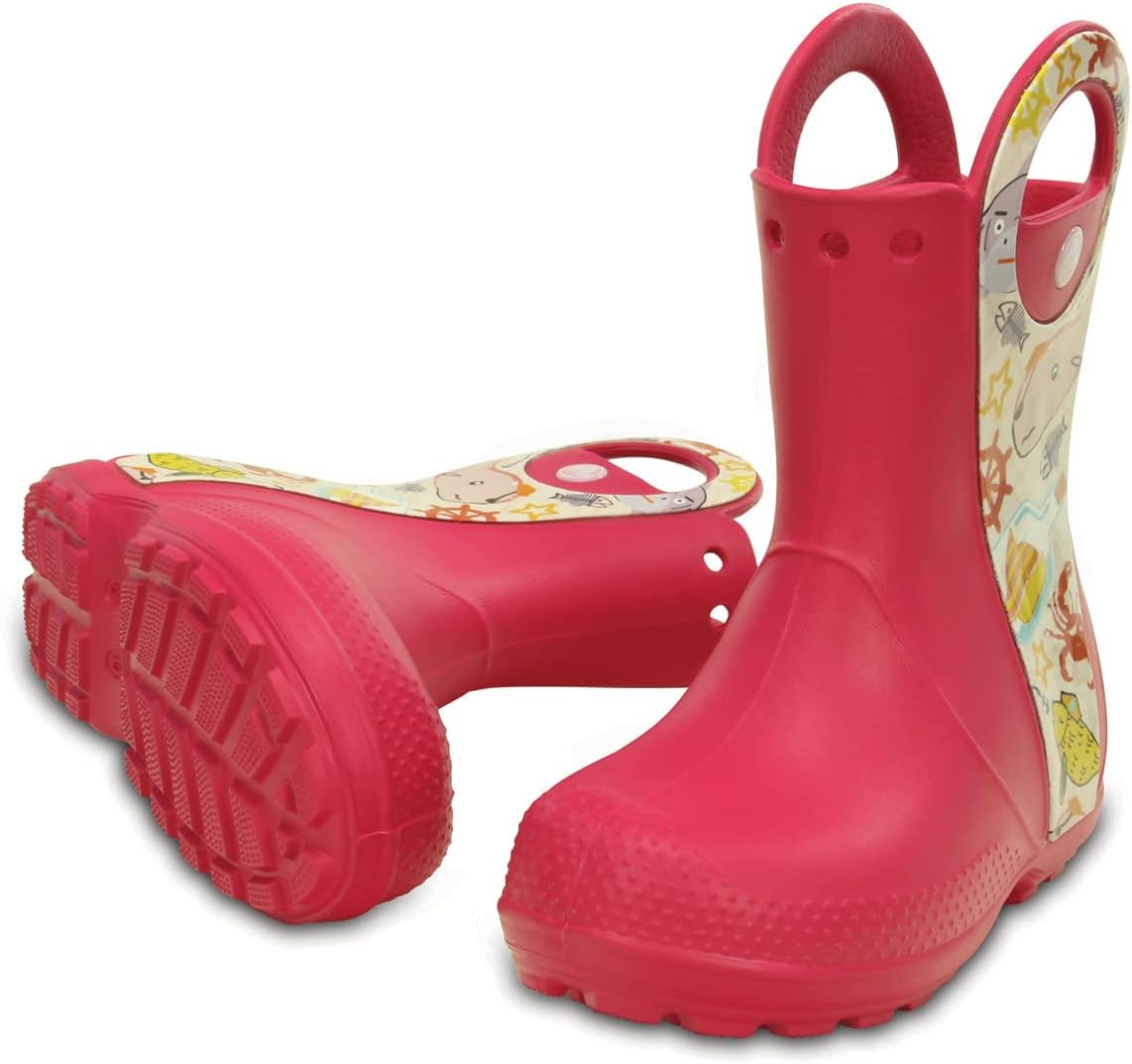 Crocs Kids' Handle It Sea Life Rain Boots