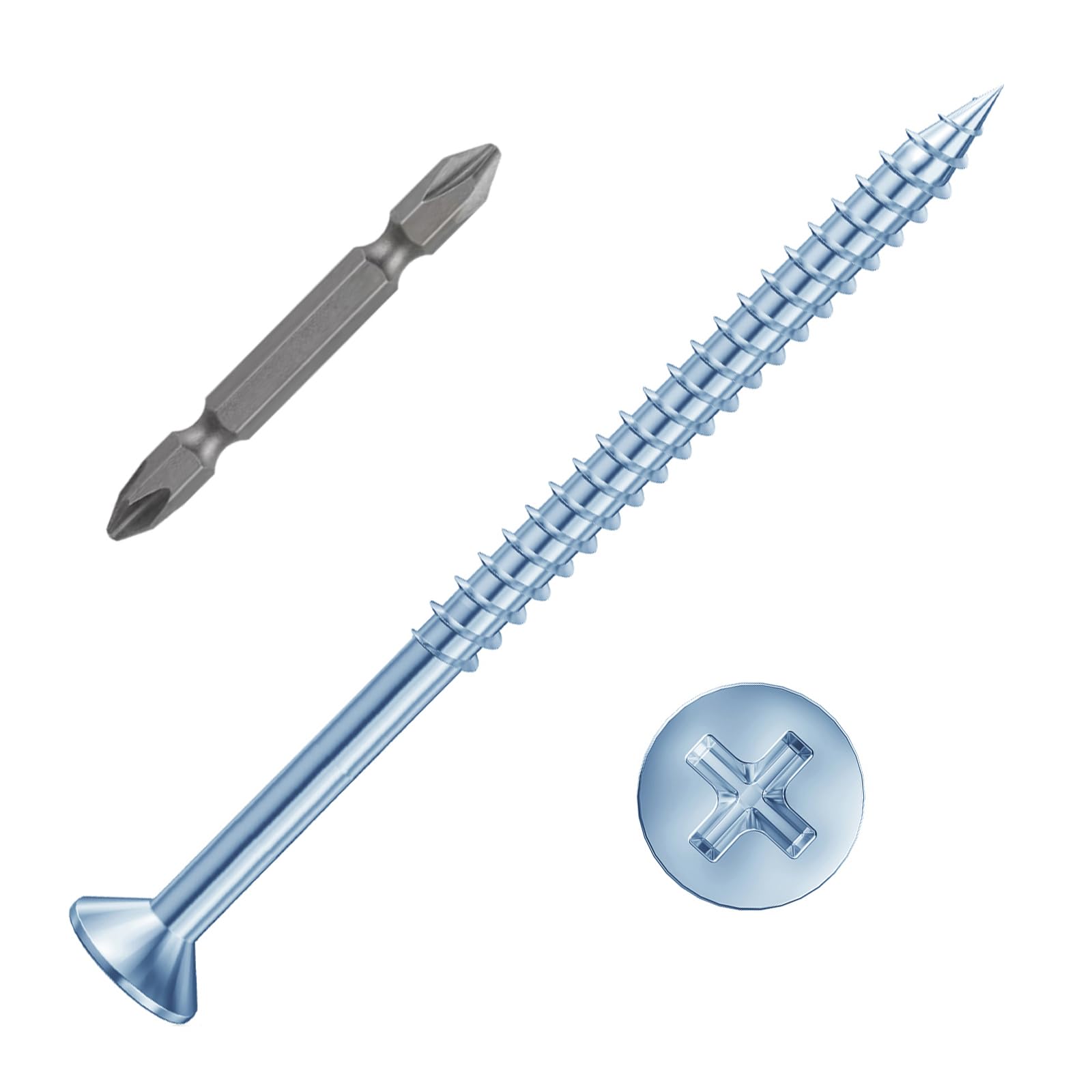 Wensilon 385PCS Wood Screws Assortment Kit, Black Flat Head Screws — Amazon image 26