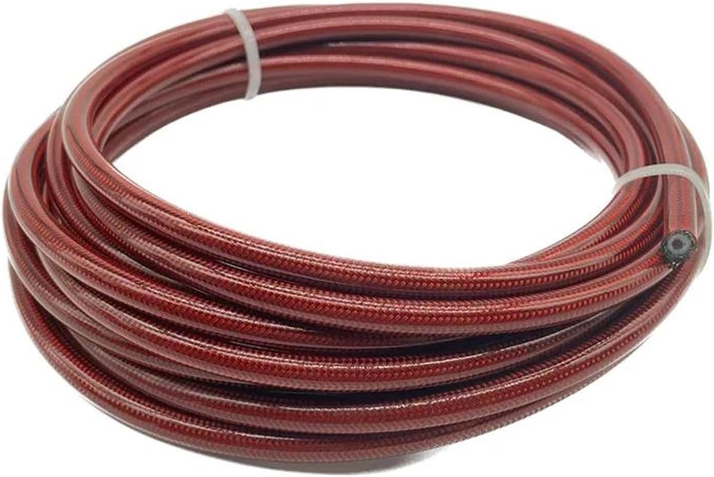 Brake accessories 2M 6.5FT Motorcycle Braided Stainless Steel PVC Brake Line Hose Fluid Hydraulic Hose Brake Line Gas Oil Fuel Tube Pipe