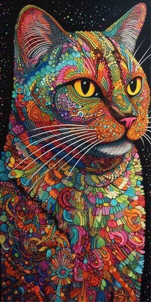 Kits couleur abstrait diamant painting 5D le cadeau créatif idéal