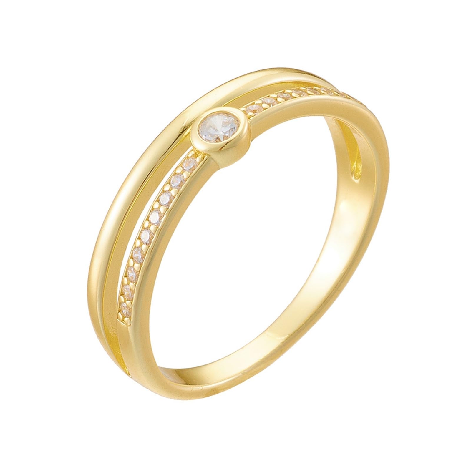 Moissanite pierścionek zaręczynowy, prawdziwe złoto, elegancki pierścionek ślubny z moissanite, pierścionek damski