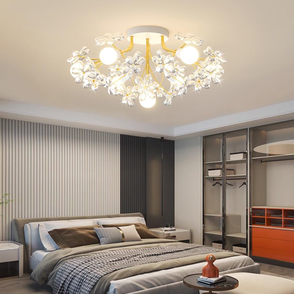 Plafonnier LED dimmable télécommandé et suspension pour la maison moderne et lumineuse