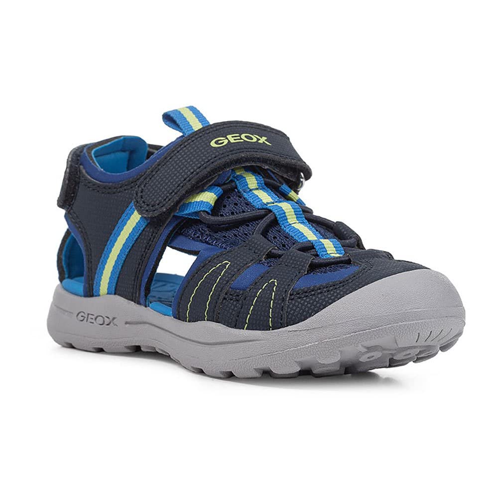 Geox Boys J Vaniett Boy Sandal, Navy Lt Blue, 24 EU