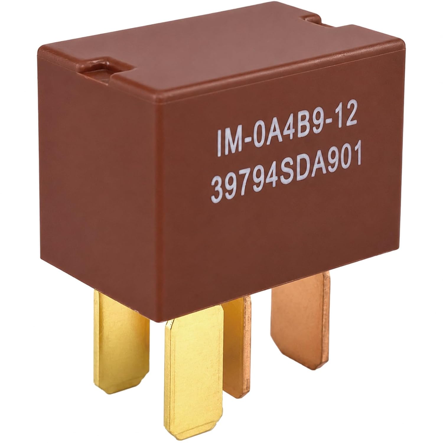 39794-SDA-901 Automotive Relay (3-Pack), 12V 4-Pin SPST, Compatible with Honda Accord, Civic, CR-V, Pilot & Acura - Replaces G8HL-H71, 39794SDA901, Fixes ECM Power & A/C Clutch Issues