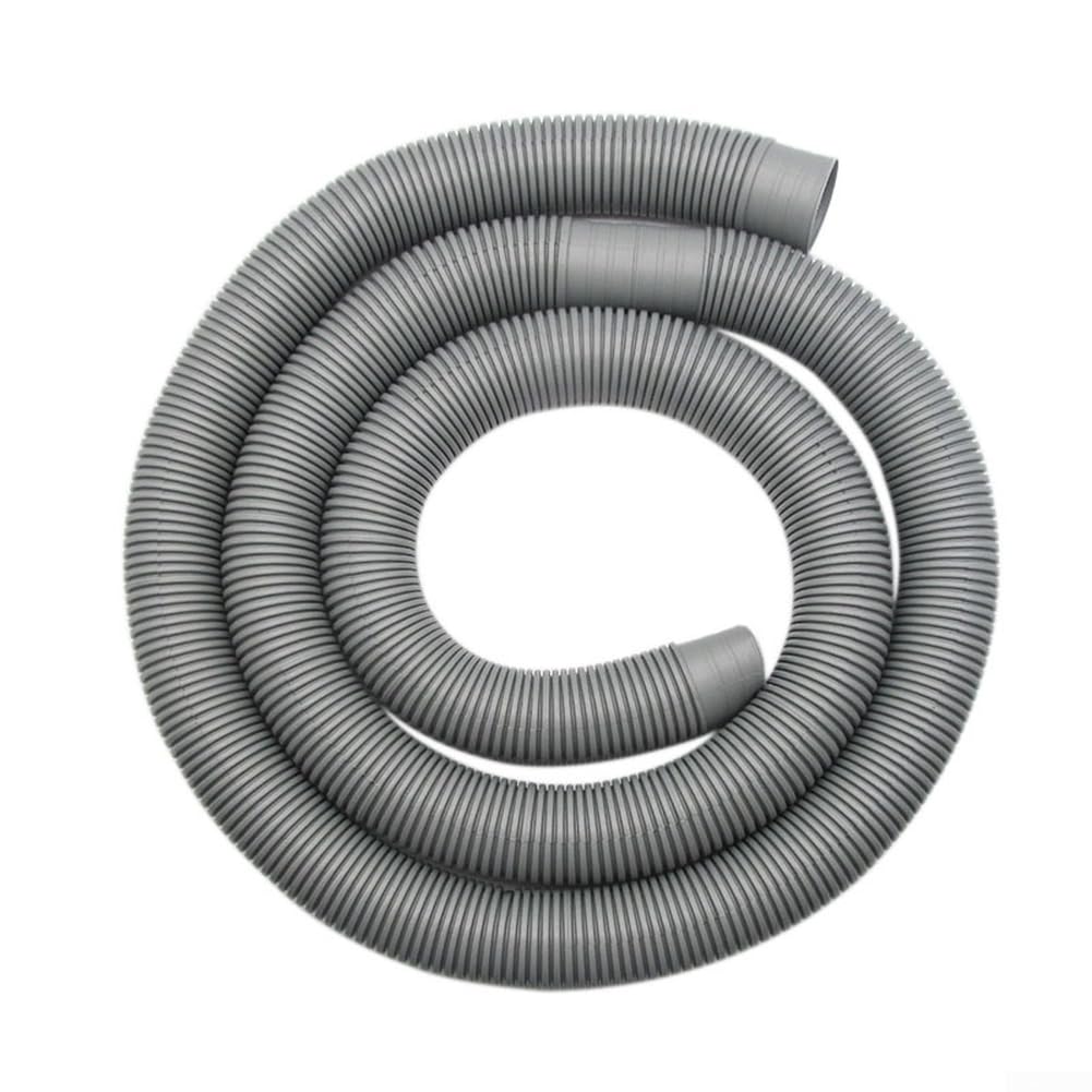 Ensemble de tuyau de piscine robuste avec 3 anneaux à pression, tuyaux en plastique PE anti-fuite pour pompes filtrantes et écumoires de 3,2 cm, gris (B)