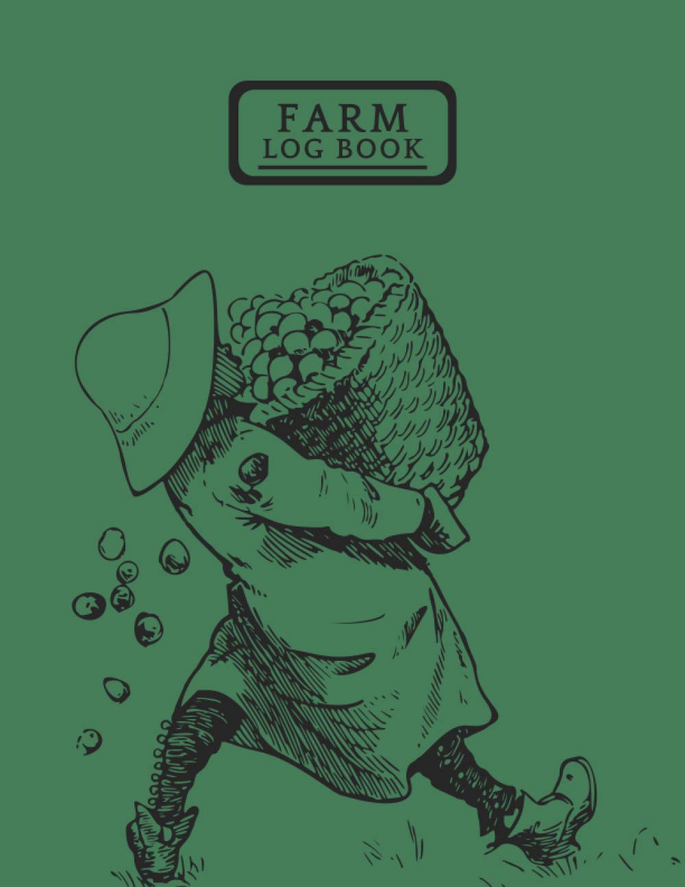 Farm Log Book: Farm Management Record Keeping Book, Equipment Livestock Inventory Repair Log, Note Book | 110 Pages