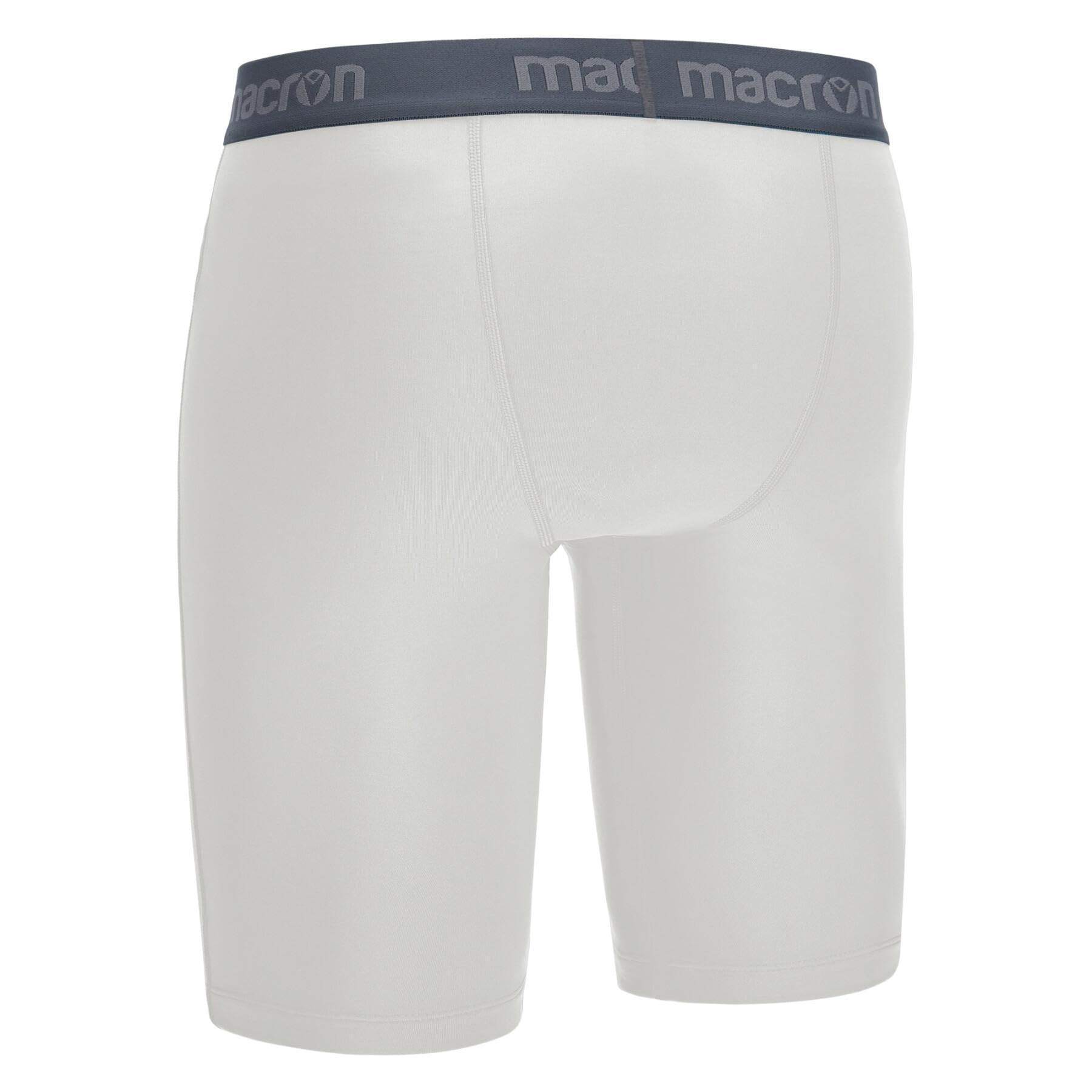 Macron Bermuda Scaldamuscoli Oak Calcio Sport (Bianco)