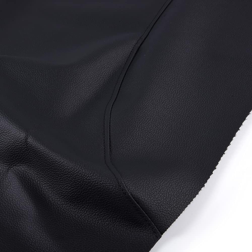 G-PLUS Leather Seat Cover Compatible with Polaris Sportsman 400 500 600 700 1996-2004 Standard ATV Seat Protector Replacement Black