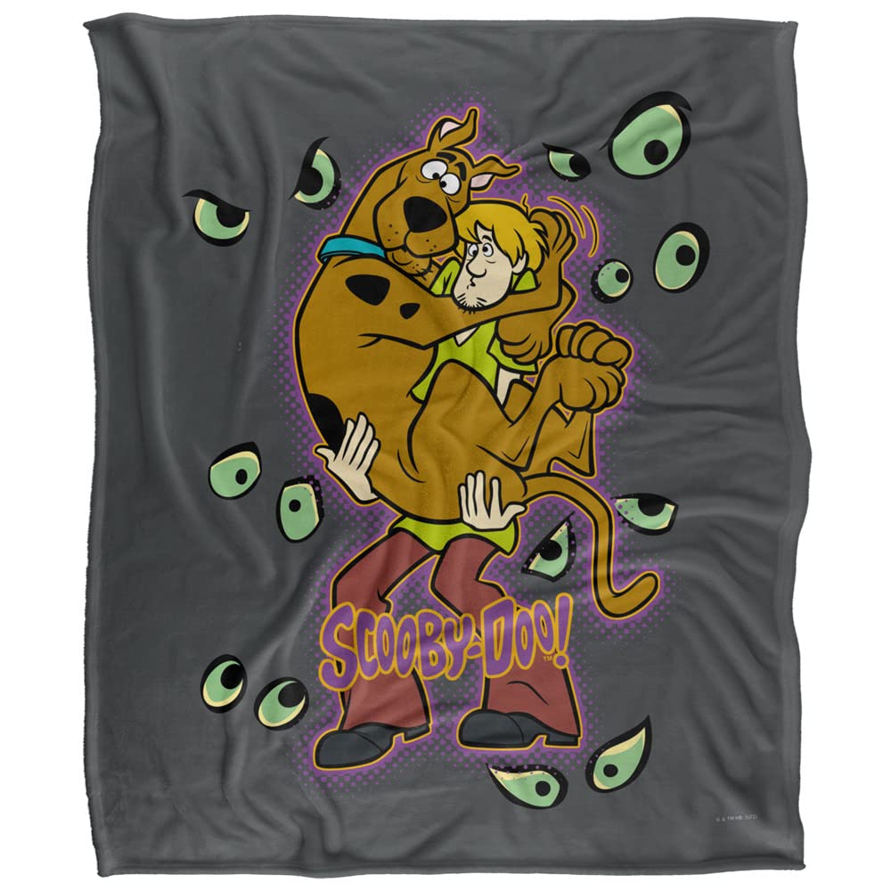 LOGOVISION Scooby DOO!Scooby-DOO Optimalweiche Kuscheldecke von Silky Touch, 152 x 127 cm