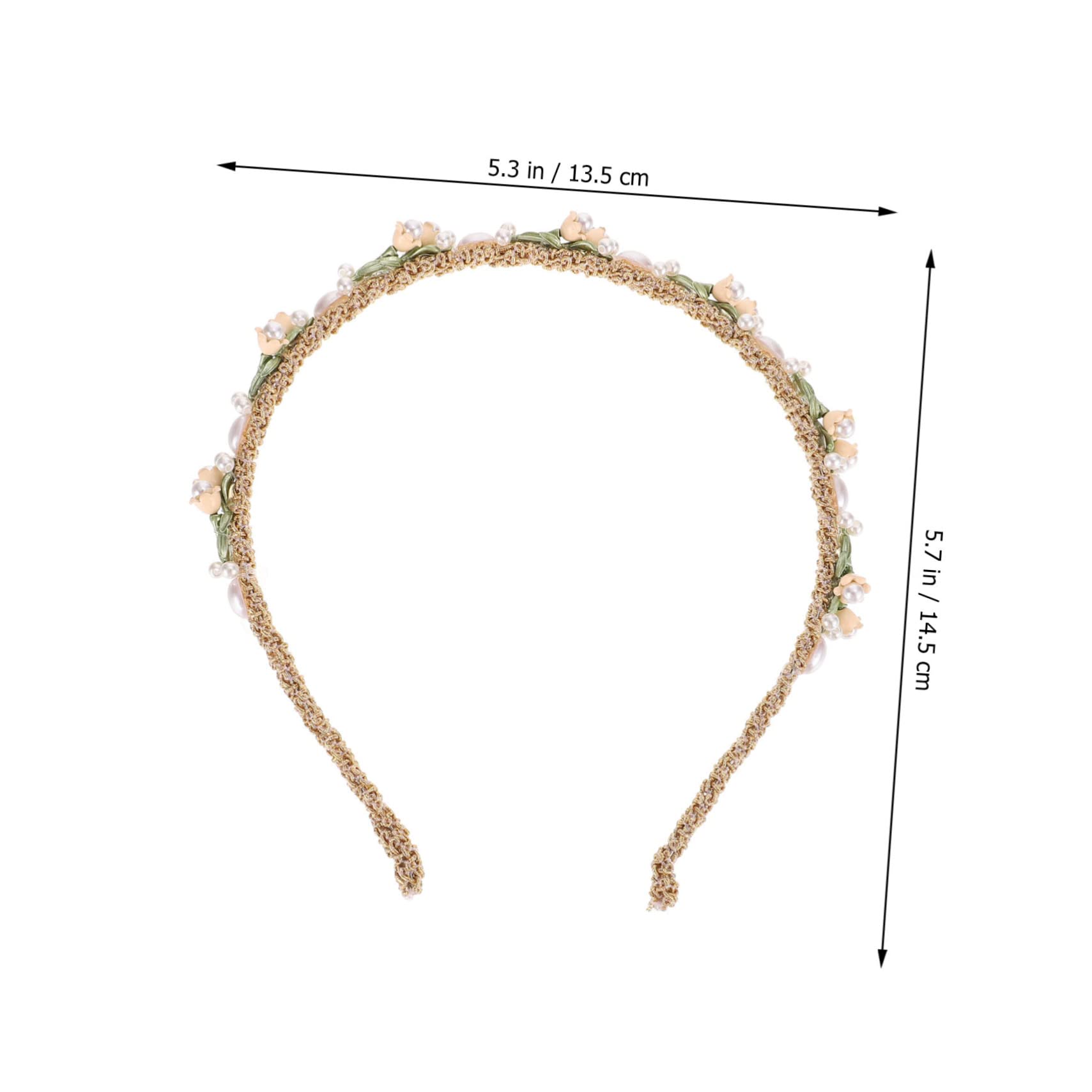 FRCOLOR 5 Diademas Elegantes Con Flores Para Mujer Tocado De Novia Para Ocasiones Especiales.