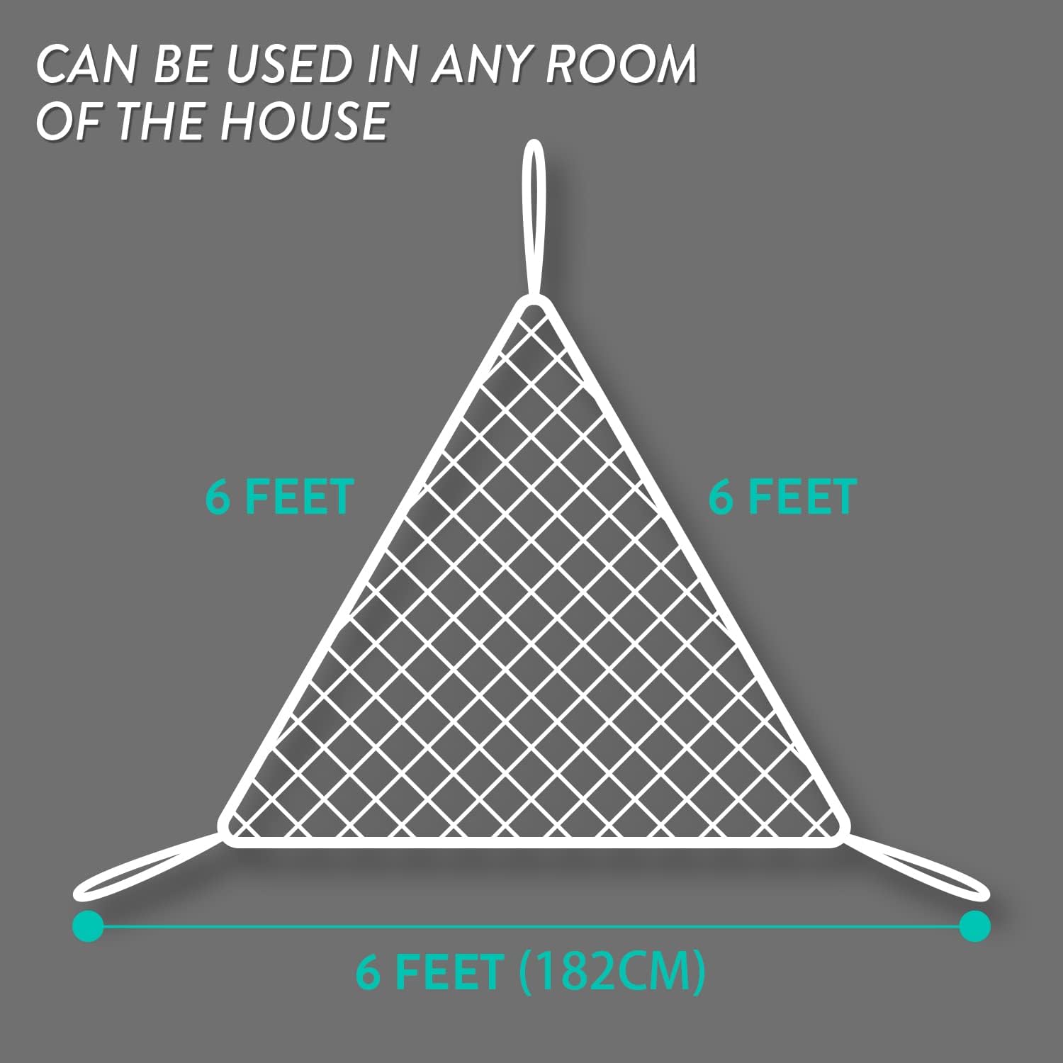 Prince Lionheart Jumbo Hammock for Stuffed Animals - Large Toy Hammock Storage for Toys and Stuffed Animals Net Ideal for Corners, Storage for Stuffies, Plushies, Squishmallows, and More