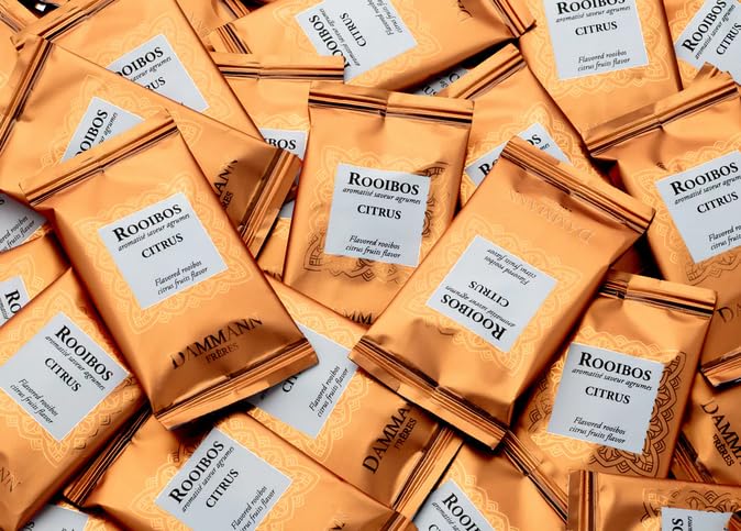 Dammann Frères - Rooibos Citrus - 120 Crystal Tea Bags (Schüttgutsack für die Hotellerie)