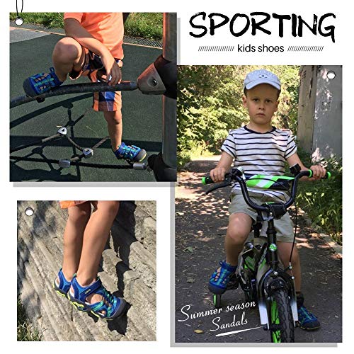 UOVO Boys Sandals Kids Sandals Hiking Athletic Closed-Toe Beach Summer Sandals for Boys Quick-Drying2