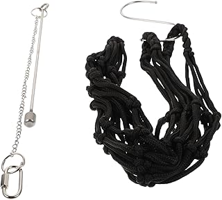 Happyyami 1 Set 2 Pcs Foraging net Bag Fruit Toys Bird Foraging Toys Chicks Foraging Basket pet Food Stick