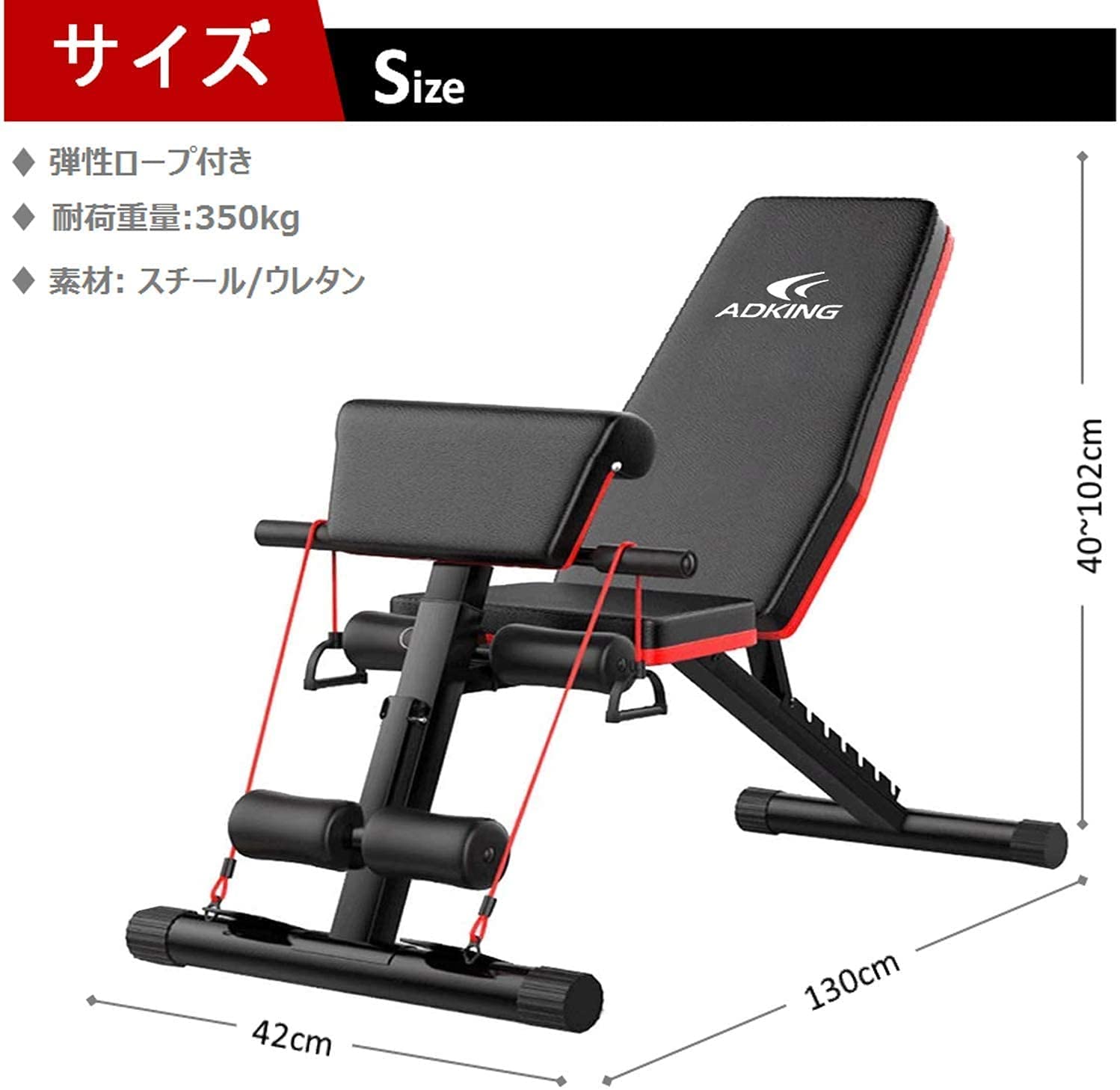 Amazon.co.jp: Taimonik トレーニングベンチ マルチシットアップベンチ 