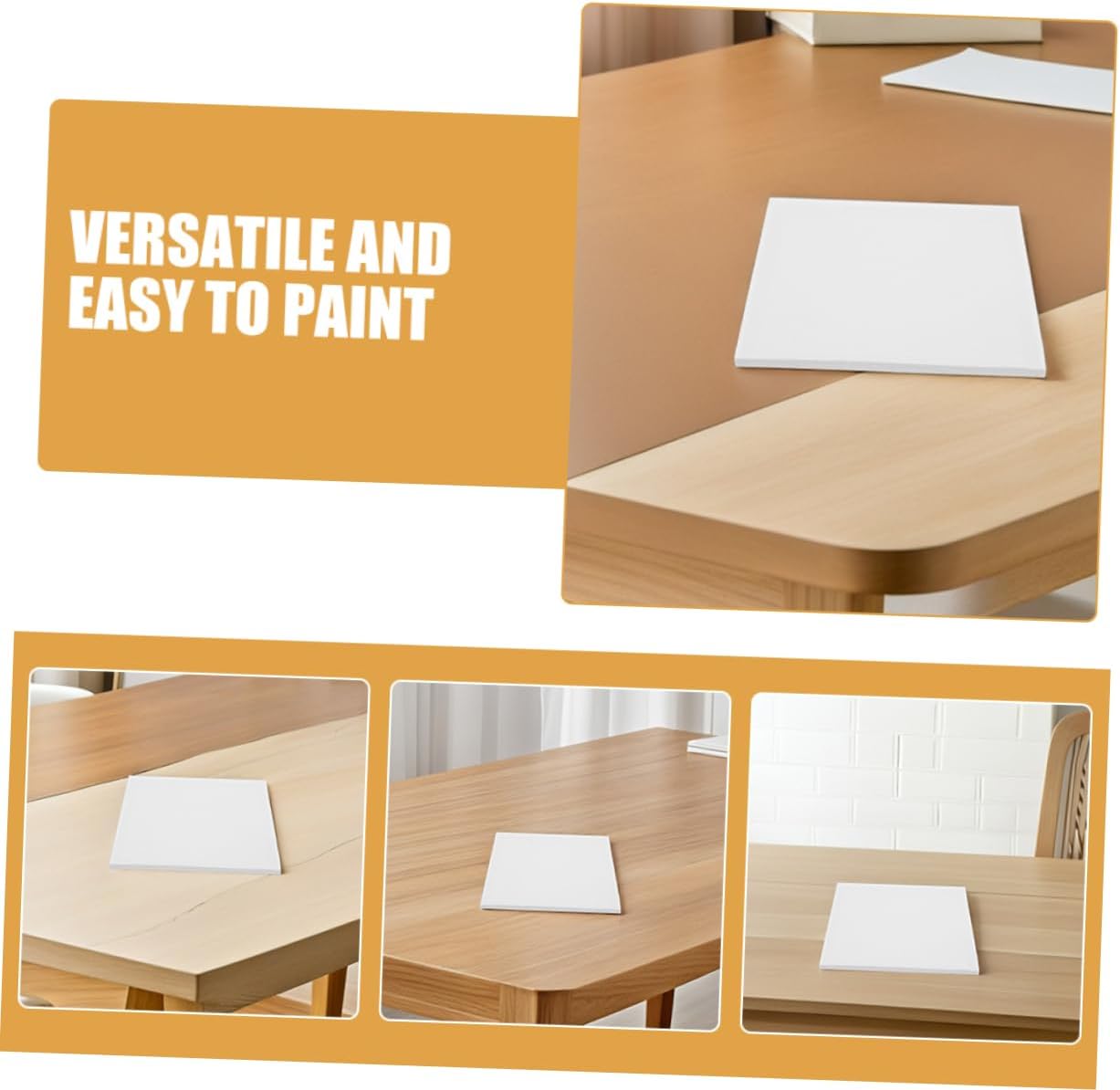 Ceramic Coasters DIY Paintable Porcelain Tiles Craft Blanks for Wall Art Decor